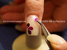 Hologram foil and the tweezers