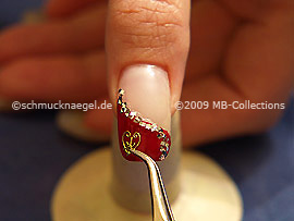 Nail-tattoo and tweezers