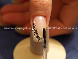 Clear nail lacquer