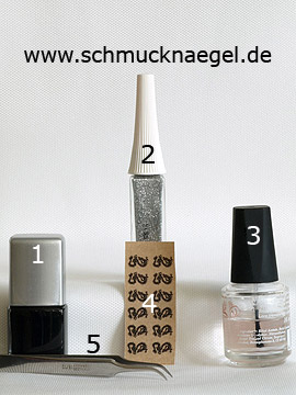 Products for the nail art 'Dragon nail tattoo as fingernail motif' - Nail polish, Nail art liner, Nail tattoos