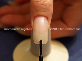 Nail lacquer in the colour black