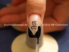 Clear nail lacquer