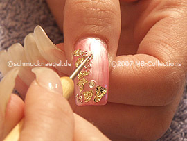 spot-swirl and strass stones in crystal