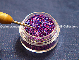 Nail art bouillons in lavender