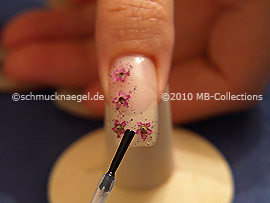 Clear nail lacquer