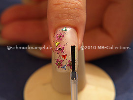 Clear nail lacquer