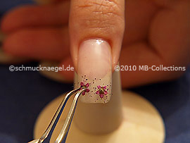 Dried flowers and the tweezers