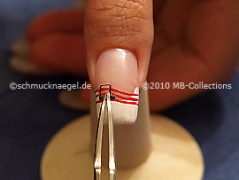 Nail art sticker with sheet music