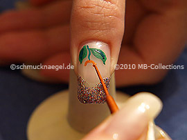 Nail art liner in the colour brown