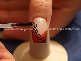 Clear nail lacquer