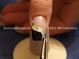 Hologram foil and the tweezers