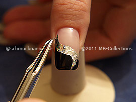 Hologram foil and the tweezers