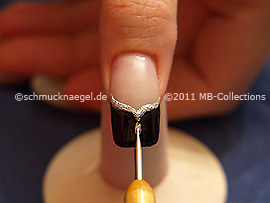 Oval strass stone in crystal