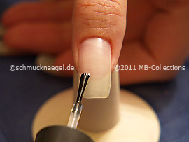 Clear nail lacquer