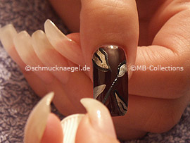 nail art liner in the colour black