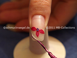 Nail art liner in the colour lilac-Glitter