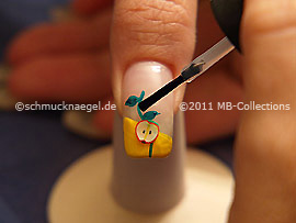 Clear nail lacquer