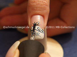 Clear nail lacquer