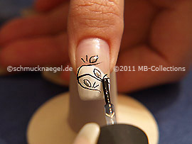 Clear nail lacquer