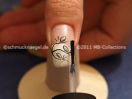 Clear nail lacquer