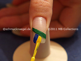 Nail lacquers in different colours