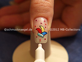 Nail art pens in three various colours