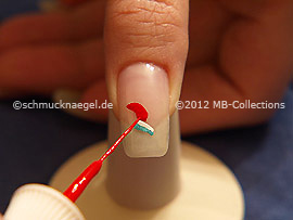 Nail art liner in various colours