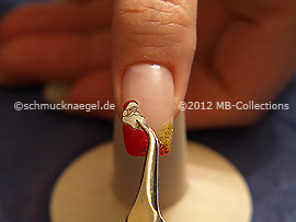 Santa Claus sticker amd tweezers