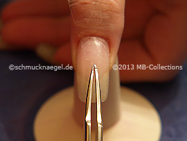 Clear adhesive tape and tweezers