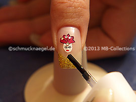 Clear nail lacquer