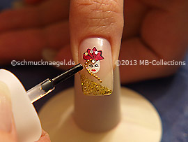 Clear nail lacquer