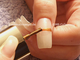 nail polish in the colour bronze
