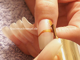 nail polish in the colour bronze