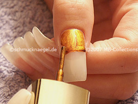 nail polish in the colour bronze
