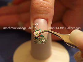 Fimo fruit and the tweezers