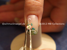 Fimo fruit and the tweezers