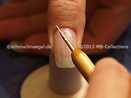 Glitter-Powder in the colour pink