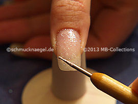 Glitter-Powder in the colour pink