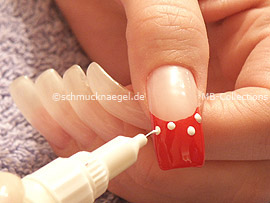 nail art pen in the colour white