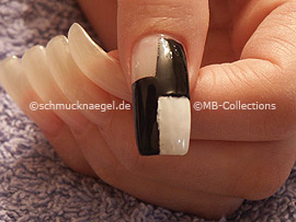 nail polish in the colour white