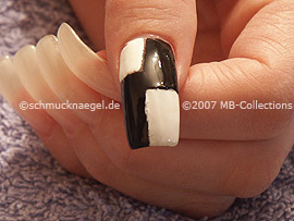 nail polish in the colour white