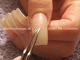 cutter, tweezers and clear adhesive tape