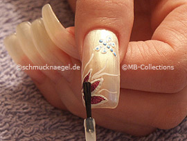 clear nail lacquer