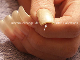 nail lacquer in the colour bright beige