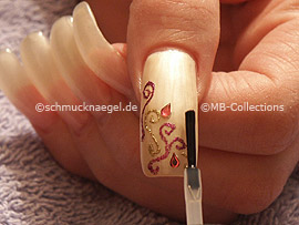 clear nail lacquer