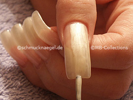nail lacquer in the colour bright beige