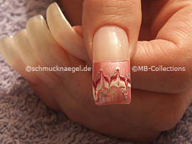 nail art liner in the colour silver-glitter
