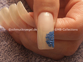 small sponge with the acrylic