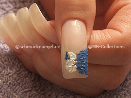 small sponge with the acrylic