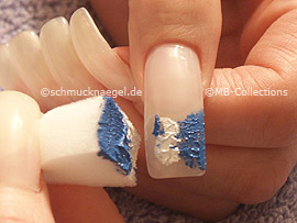 small sponge with the acrylic